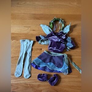 American Girl Doll Halloween Woodland Fairy Purple Costume Outfit 2002
